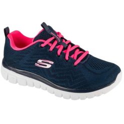 Buty sportowe Sneakersy damskie, Graceful - Get Connected. Niebieskie buty sportowe lifestyle Skechers, bez wzorów, sportowe, bez zapięcia, skechers sport. Za 189.99 zł.