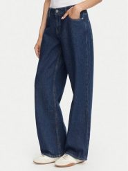 HUGO Jeansy Gamala_B 50573178 Granatowy Baggy Fit. Niebieskie jeansy Hugo, bez wzorów, z bawełny. Za 349.99 zł.