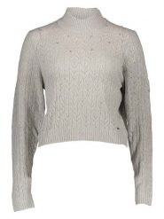 Pepe Jeans Sweter w kolorze szarym rozmiar: L. Szare swetry Pepe Jeans, l, bez wzorów, z jeansu, bez ramiączek. Za 136.13 zł.