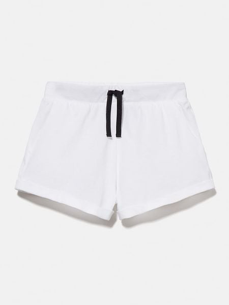 Sisley Szorty w kolorze białym rozmiar: 160. Białe szorty Sisley, bez wzorów, z bawełny. Za 26.19 zł.