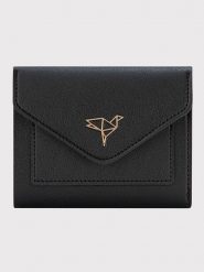 MORI Portfel w kolorze czarnym - 12 x 10 x 3 cm rozmiar: onesize. Czarne portfele MORI, bez wzorów, z materiału. Za 52.99 zł.