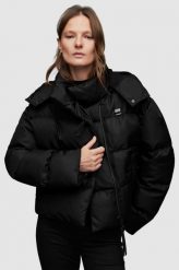 AllSaints kurtka damska kolor czarny zimowa oversize. Czarne kurtki AllSaints, na zimę, bez wzorów, z syntetyku, bez kaptura. Za 1,979.90 zł.