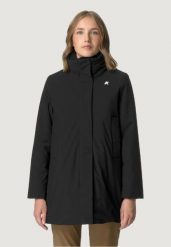 Kurtka anorak Kobieta K-WAY Marla St Warm. Czarne kurtki K-Way, na zimę, l, bez wzorów, z elastanu, eleganckie, bez kaptura. Za 1,203.52 zł.