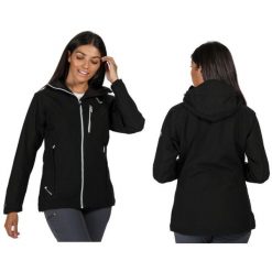 Kurtka trekkingowa dla kobiet Regatta Birchdale. Czarne kurtki przeciwdeszczowe Regatta, l, bez wzorów, bez kaptura, trekkingowe. Za 179.99 zł.