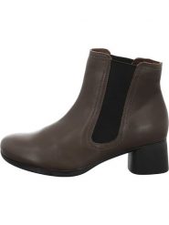 Think! Skórzane botki w kolorze brązowym rozmiar: 39,5. Brązowe botki Think!, bez wzorów, eleganckie, bez obcasa, bez zapięcia. Za 470.45 zł.