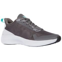 Buty Sportowe Damskie Aster. Szare buty treningowe Trespass, bez wzorów, z materiału, bez zapięcia, outdoorowe. Za 100.99 zł.