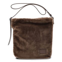Brązowa Torebka Big Star Modna Shopperka Damska. Brązowe shopper bag BIG STAR, bez wzorów, z materiału, eleganckie, na ramię, bez dodatków. Za 152.99 zł.