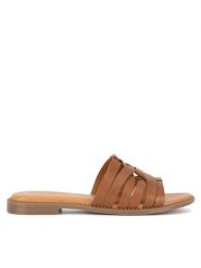 Lasocki Klapki EST-AFIONA-06 Brązowy. Brązowe klapki Lasocki, bez wzorów, ze skóry, bez obcasa, bez zapięcia. Za 129.99 zł.
