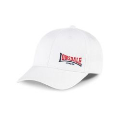 Czapka z daszkiem Lonsdale Enville. Białe czapki z daszkiem Lonsdale, bez wzorów, eleganckie. Za 148.50 zł.