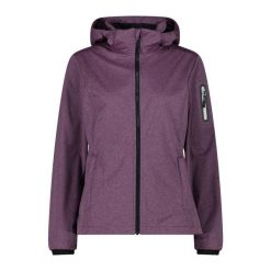 Kurtka damska turystyczna CMP 39A5016M. Czerwone kurtki przejściowe sportowe CMP, l, bez wzorów, z softshellu, z kapturem, trekkingowe. Za 340.00 zł.