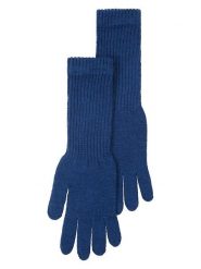 Lanerossi Wełniane rękawiczki "Asia" w kolorze niebieskim - 31 x 7 cm rozmiar: onesize. Niebieskie rękawiczki Lanerossi, bez wzorów, z wełny. Za 134.85 zł.