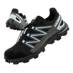 Buty sportowe damskie Salomon Wattara do biegania w terenie. Czarne buty do biegania Salomon, bez wzorów, bez zapięcia, do biegania. Za 259.00 zł.