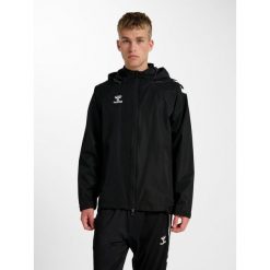 Kurtka wodoodporna Hummel Lead 2.0. Czarne kurtki Hummel, bez wzorów, sportowe, bez kaptura. Za 342.55 zł.