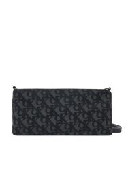 Calvin Klein Jeans Torebka Logo Jacquard Sophie Top Zip LV04K3183G Czarny. Czarne kopertówki Calvin Klein Jeans, bez wzorów, z jeansu, wizytowe, bez dodatków. Za 199.99 zł.