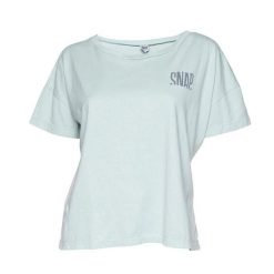 Damska koszulka w stylu crop top Snap Climbing. Zielone topy SNAP CLIMBING, l, bez wzorów, sportowe, bez kołnierzyka, bez ramiączek. W wyprzedaży za 155.00 zł.