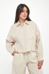 Koszula damska lniana Capo WEEKEND MAX MARA. Koszule Weekend Max Mara, bez wzorów, bez kołnierzyka, bez ramiączek. Za 1,369.00 zł.