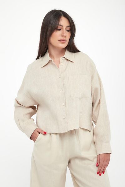 Koszula damska lniana Capo WEEKEND MAX MARA. Koszule Weekend Max Mara, bez wzorów, bez kołnierzyka, bez ramiączek. Za 1,369.00 zł.