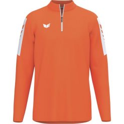 Erima Intro Bluza Treningowa Junior Pomarańczowa. Brązowe bluzy 55PROTEC, s, bez wzorów, z materiału, bez ramiączek, bez kaptura. Za 184.00 zł.