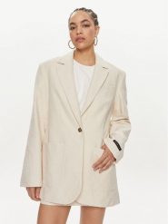 Herskind Marynarka Leo 5108994 Écru Regular Fit. Marynarki i żakiety Herskind, bez wzorów, z bawełny, bez ramiączek. Za 1,319.00 zł.