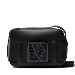 Torebka Armani Exchange. Czarne listonoszki Armani Exchange, bez wzorów, bez dodatków. Za 569.99 zł.