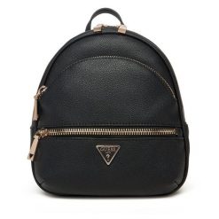 Plecak Guess. Czarne plecaki Guess, z aplikacjami, bez dodatków. Za 439.99 zł.