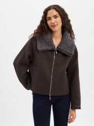MOS MOSH sweter wełniany Kobiety brązowy, M. Brązowe swetry Mos Mosh, m, bez wzorów, z wełny, bez ramiączek. Za 999.95 zł.