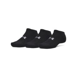 Under Armour UA PERFORMANCE COTTON 3PK NS Skarpetki unisex. Czarne skarpetki Under Armour, bez wzorów, z bawełny. W wyprzedaży za 48.99 zł.