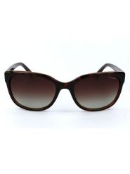 Polaroid Damskie okulary przeciwsłoneczne w kolorze brązowym rozmiar: 55. Brązowe okulary przeciwsłoneczne Polaroid, bez wzorów, z tworzywa sztucznego, szklane. Za 149.95 zł.