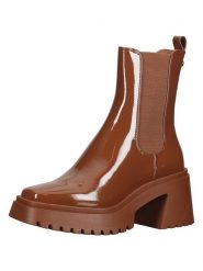 Steve Madden Skórzane sztyblety w kolorze jasnobrązowym rozmiar: 39. Brązowe botki Steve Madden, bez wzorów, sportowe, bez zapięcia. Za 247.11 zł.