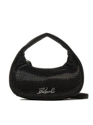 KARL LAGERFELD Torebka 246W3081 Czarny. Czarne torebki klasyczne KARL LAGERFELD, bez wzorów, z materiału, bez dodatków. Za 909.99 zł.