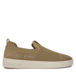 Tenisówki Michael Kors. Brązowe trampki Michael Kors, bez wzorów, bez zapięcia. Za 439.99 zł.