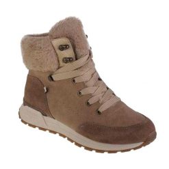 Buty Damskie Ze Skóry Ekologicznej Evolution. Brązowe buty trekkingowe Rieker, z gumy, bez zapięcia. Za 581.99 zł.
