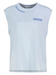 Sublevel Top w kolorze błękitnym rozmiar: XL. Niebieskie topy Sublevel, xl, bez wzorów, z bawełny, bez kołnierzyka, bez ramiączek. Za 43.99 zł.