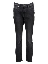 Pepe Jeans Dżinsy "Violet" - Tapered fit - w kolorze czarnym rozmiar: W32/L30. Czarne jeansy Pepe Jeans, l, z aplikacjami, z bawełny, klasyczne, z podwyższonym stanem. Za 179.22 zł.