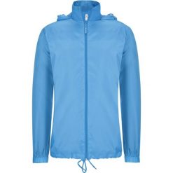 Kurtka przeciwdeszczowa Kariban. Niebieskie kurtki KARIBAN, xs, bez wzorów, z poliesteru, eleganckie, bez kaptura. Za 117.00 zł.