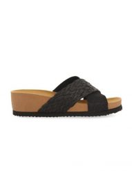 Obuwie damskie Gioseppo GOULDS Black (71365-P-Black). Czarne buty treningowe Gioseppo, bez wzorów, z materiału, bez zapięcia, trekkingowe. Za 169.00 zł.