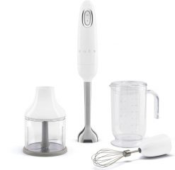 Blender ręczny 50's Style II biały z akcesoriami. Blendery Smeg. W wyprzedaży za 482.00 zł.