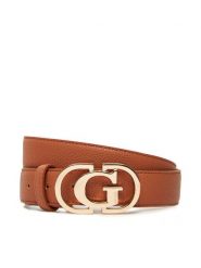 Guess Pasek Damski BW9269 P5330 Brązowy. Brązowe paski Guess, z aplikacjami, ze skóry. Za 269.99 zł.