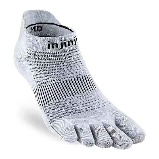 Skarpetki Injinji Lightweight No-Show. Szare skarpetki Injinji, bez wzorów. Za 113.50 zł.