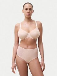 Chantelle Figi klasyczne z wysokim stanem Norah Chic C16M80 Różowy. Czerwone figi Chantelle, bez wzorów, z syntetyku, z podwyższonym stanem. Za 149.99 zł.