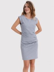 Kaffe Sukienka koktajlowa India 501002 Szary Slim Fit. Szare sukienki Kaffe, m, bez wzorów, z syntetyku, wizytowe, bez kołnierzyka, bez ramiączek. Za 199.99 zł.