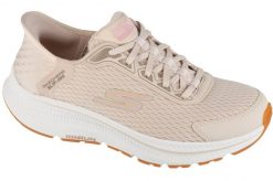 Buty do biegania damskie, Slip-Ins: Go Run Consistent 2.0 - Endure. Brązowe buty do biegania Skechers, bez wzorów, z materiału, bez zapięcia, do biegania. Za 349.99 zł.