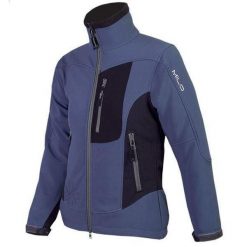 Damska kurtka softshell bez kaptura Milo Chill Lady. Niebieskie kurtki przejściowe sportowe Milo, bez wzorów, z softshellu, bez kaptura, outdoorowe. Za 283.97 zł.