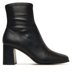 Botki Aldo. Czarne botki Aldo, bez wzorów, bez obcasa, na słupku, bez zapięcia. Za 559.99 zł.