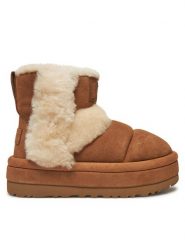Ugg Śniegowce W Classic Chillapeak 1144046 Brązowy. Brązowe śniegowce UGG, bez wzorów, ze skóry, bez zapięcia. Za 699.00 zł.