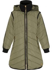 Ticket to Heaven Płaszcz pikowany "Julie" w kolorze khaki rozmiar: 134. Brązowe płaszcze Ticket to Heaven, bez wzorów, bez kaptura. Za 217.99 zł.