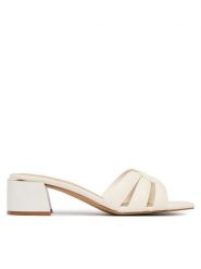 Aldo Klapki Hanne 13917594 Biały. Białe klapki Aldo, bez wzorów, ze skóry, bez obcasa, bez zapięcia. Za 269.99 zł.