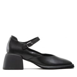Czółenka Vagabond Shoemakers. Czarne czółenka Vagabond Shoemakers, bez wzorów, bez obcasa, bez zapięcia. Za 669.99 zł.