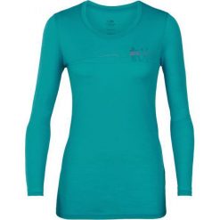 Icebreaker Damski T-Shirt Z Długim Rękawem Tech Lite, Turkusowy S. Bielizna termoaktywna damska marki Icebreaker. Za 259.00 zł.
