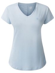 Dare 2b Koszulka sportowa "Vigilant Tee" w kolorze błękitnym rozmiar: 40. Niebieskie t-shirty sportowe Dare 2b, bez wzorów, z materiału, bez ramiączek, outdoorowe. Za 57.33 zł.